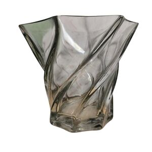 Wide-Rim Swirl Glass Vase Threshold designed with Studio McGee